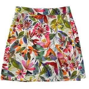 Rip Skirt Hawaii Wrap Mini Skirt Small Floral Pockets Summer Travel Beach Swim